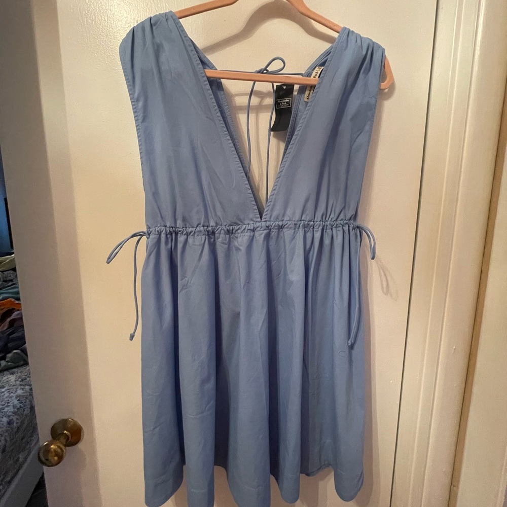 Blue Babydoll Dress Abercrombie Summer 2022